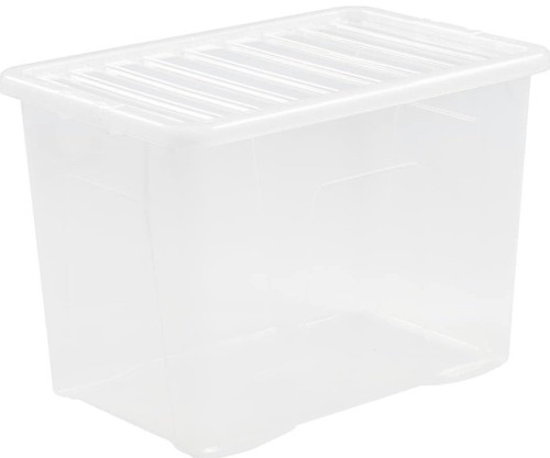 Clear plastic storage boxes - plastic,