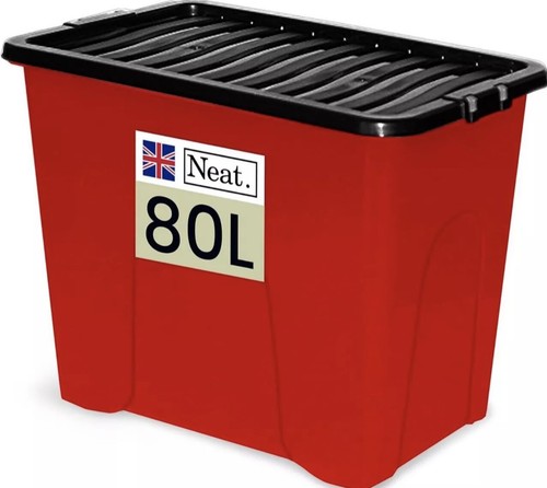 Plastic storage box 80l - box,