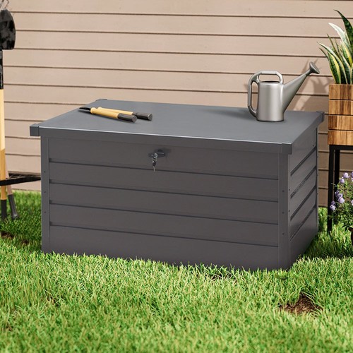350l steel storage box - steel,