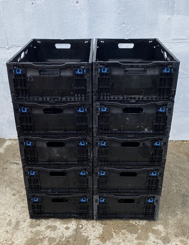 Folding plastic storage - 10, x